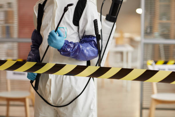 Professional Infectious Disease Decontamination technician working in Malaga, NJ
